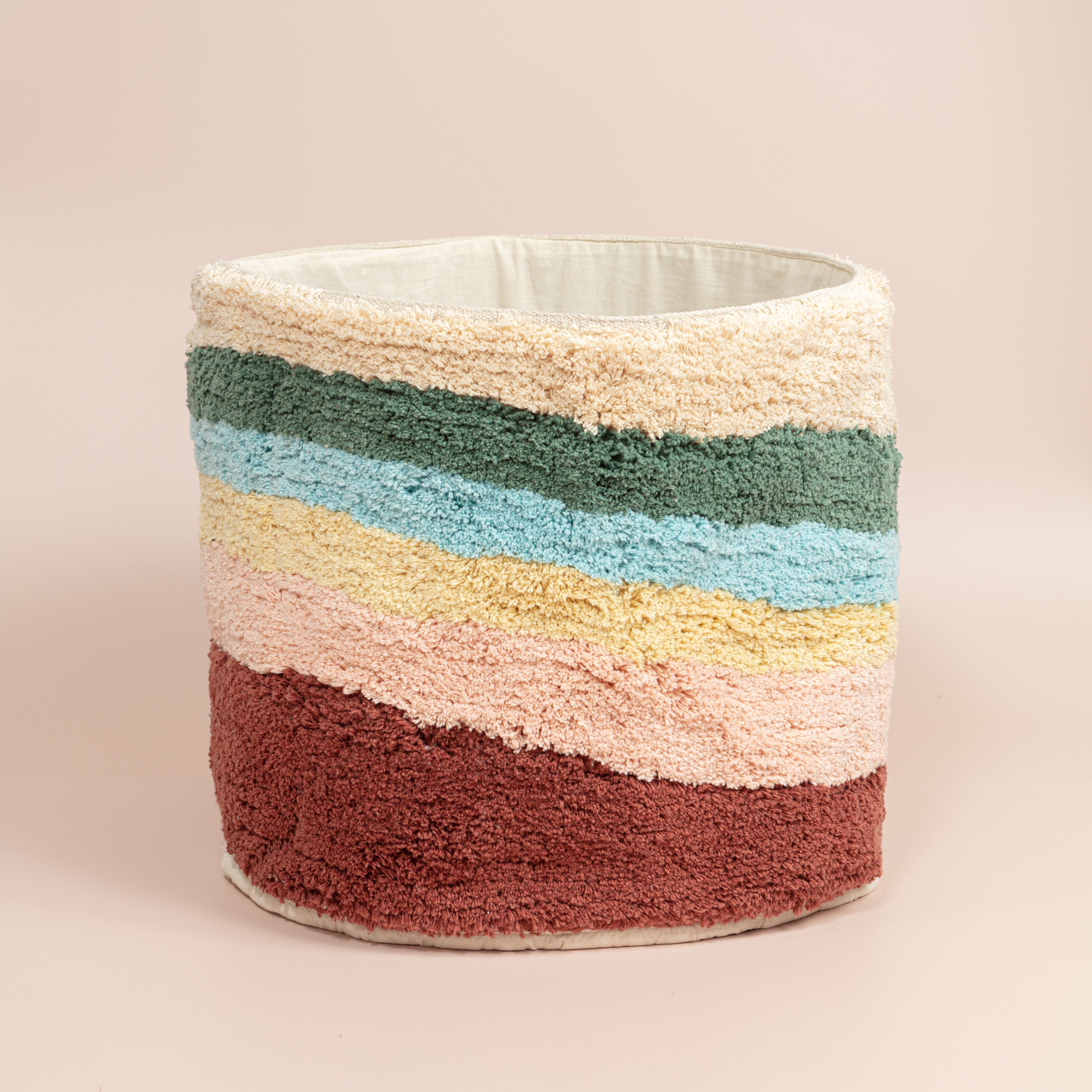 Cali Tufted Basket - Combo - Peachy Parrot