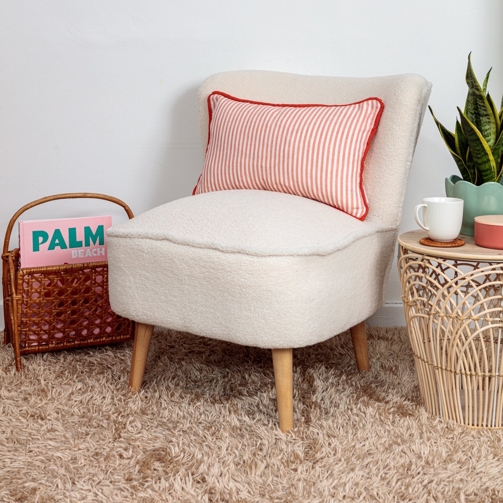 Coral Cove Cushion - Peachy Parrot