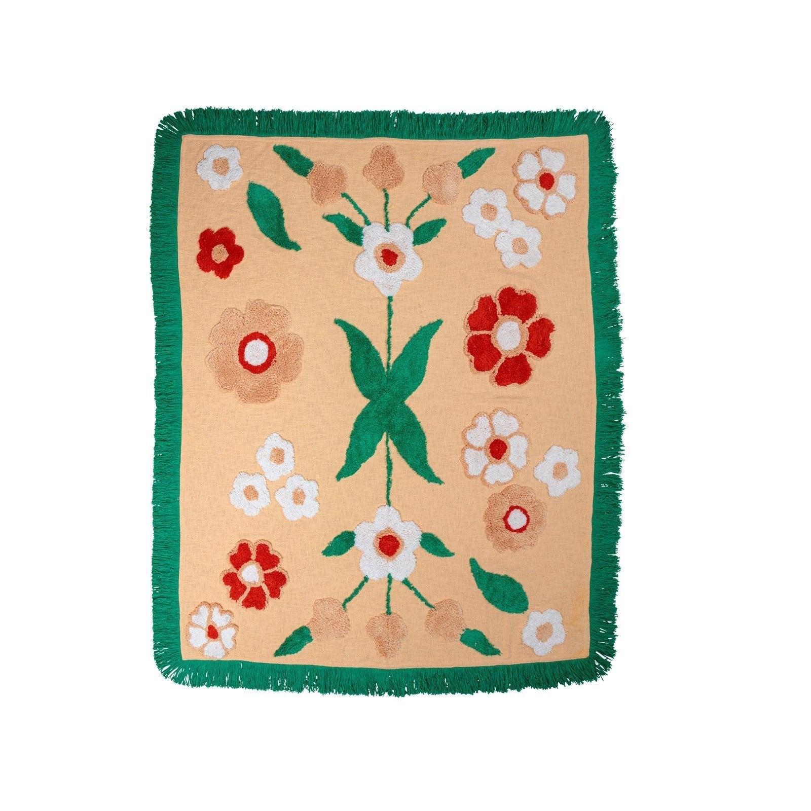 Flower Power Throw - Peachy Parrot