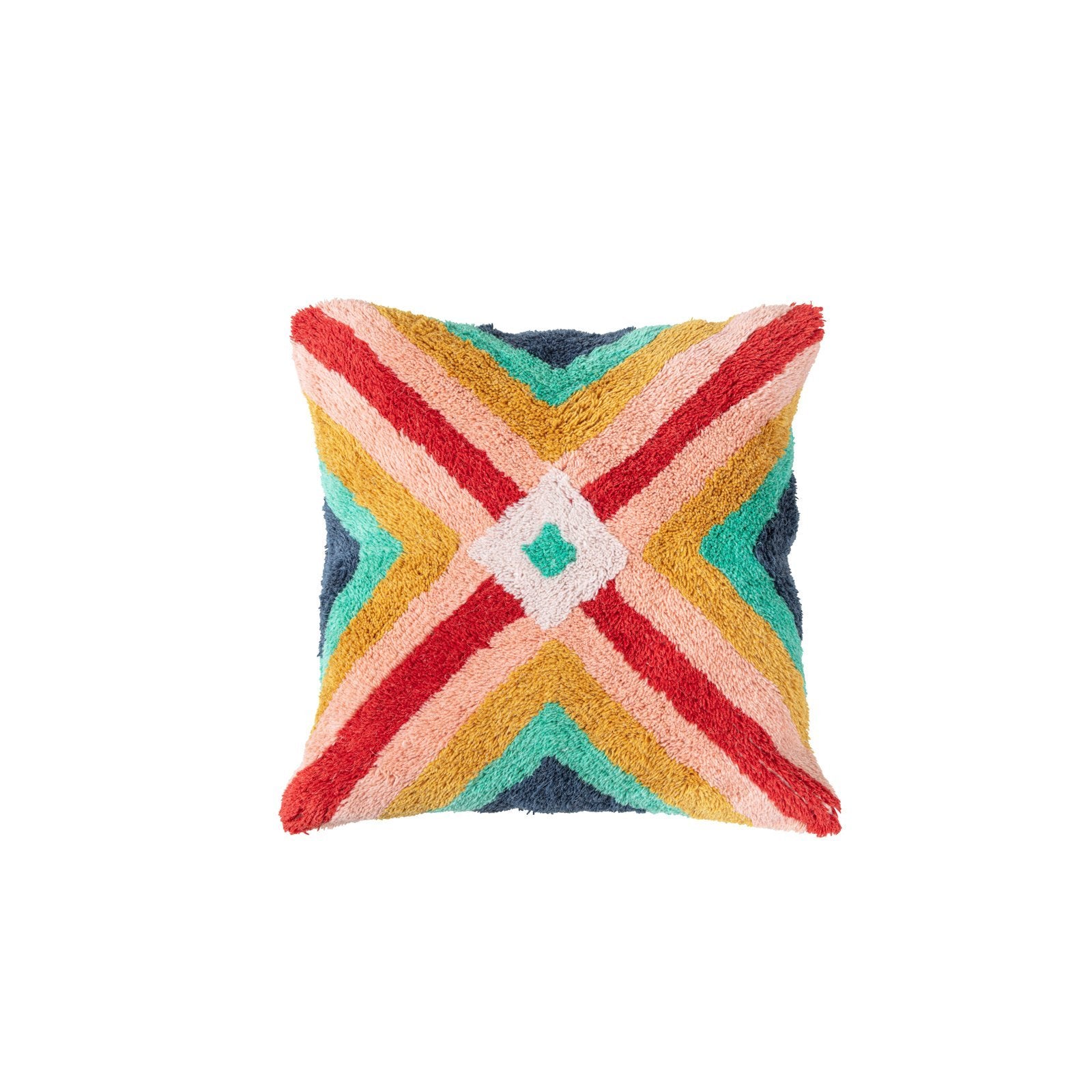 HIPPY SHAG CUSHION - Peachy Parrot