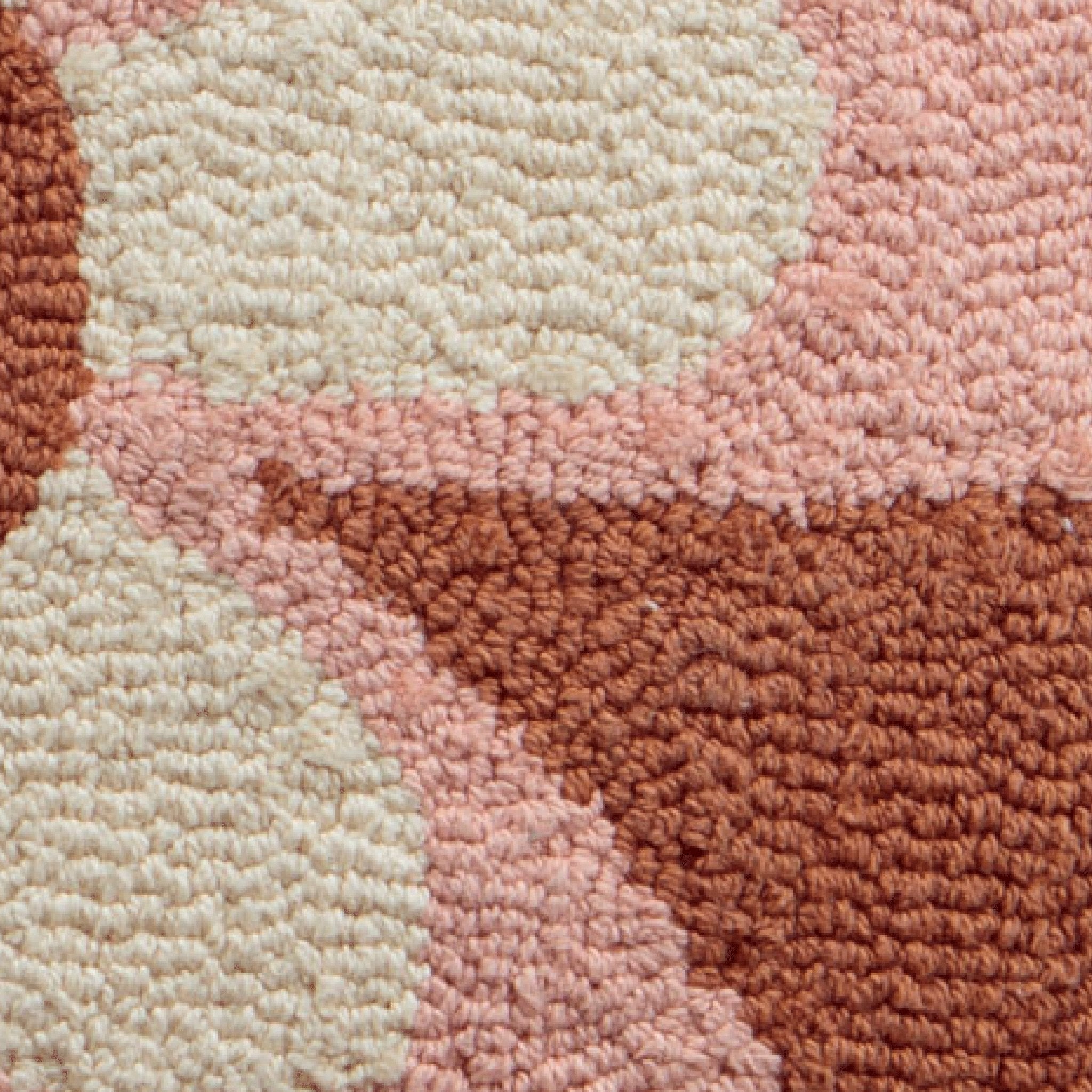 San Fran Punch Needle Cushion - Peachy Parrot