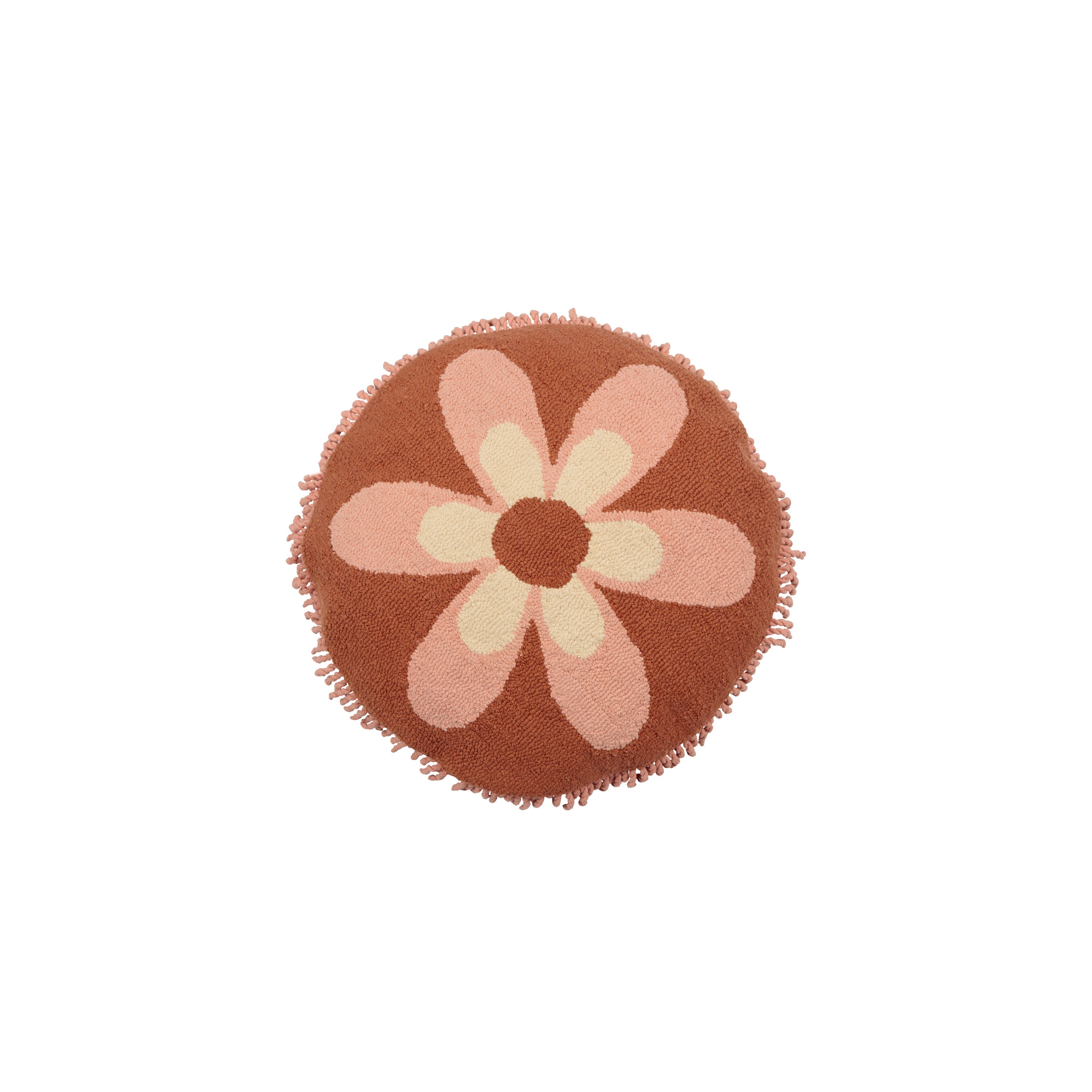 San Fran Punch Needle Cushion - Peachy Parrot