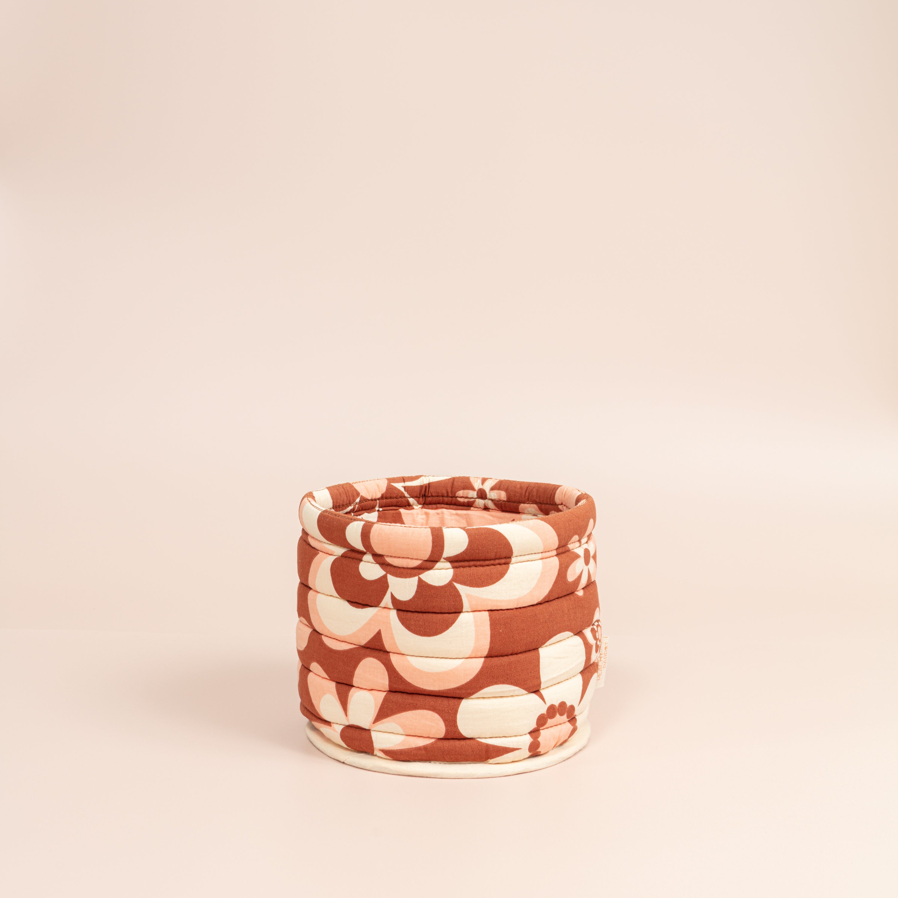 San Fran Quilted Basket - Combo - Peachy Parrot