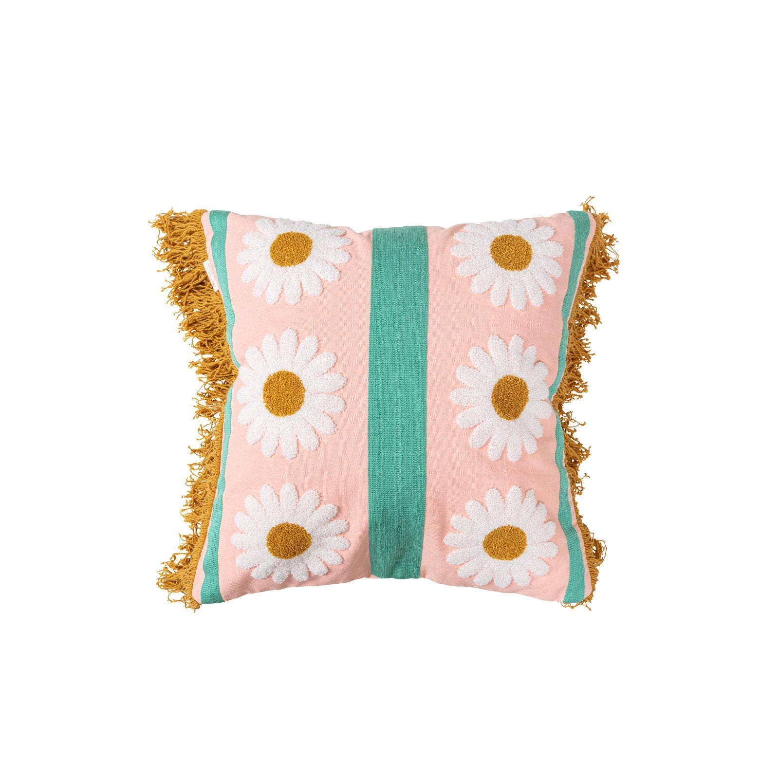 DAISY CHAIN CUSHION - Peachy Parrot