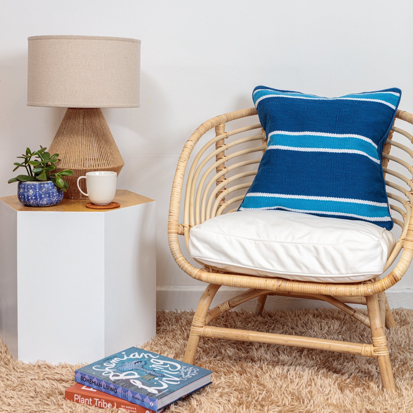 Del Ray Cushion - Peachy Parrot