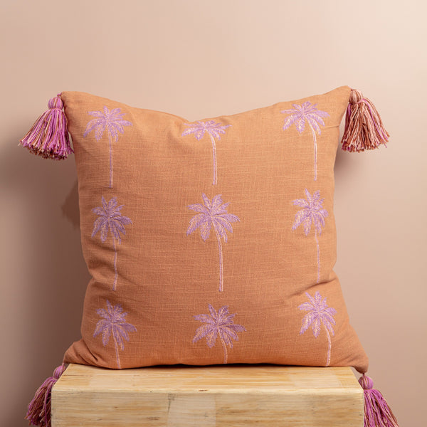 Desert Palm Cushion - Peachy Parrot