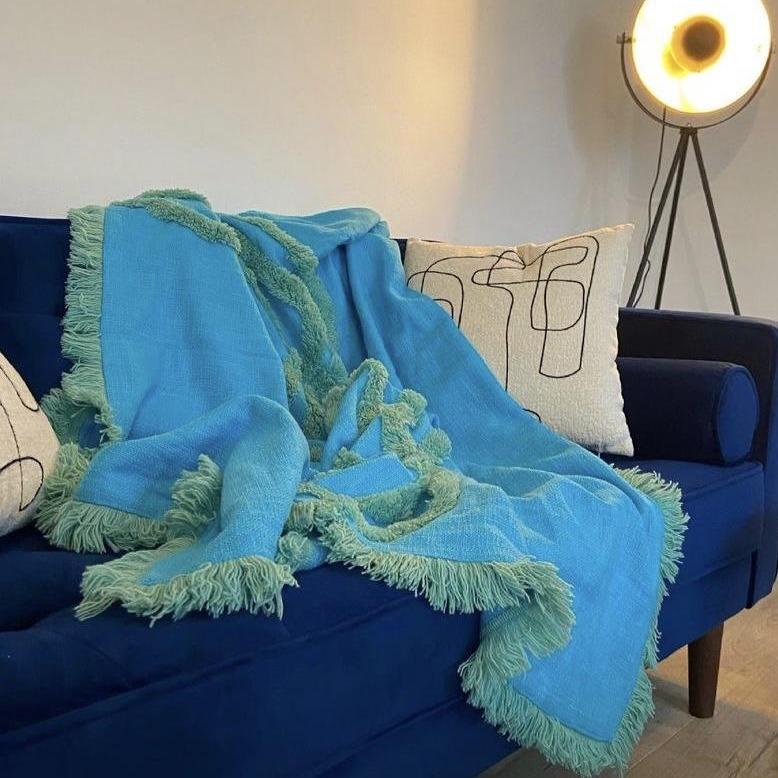 Laguna Wave Throw - Peachy Parrot