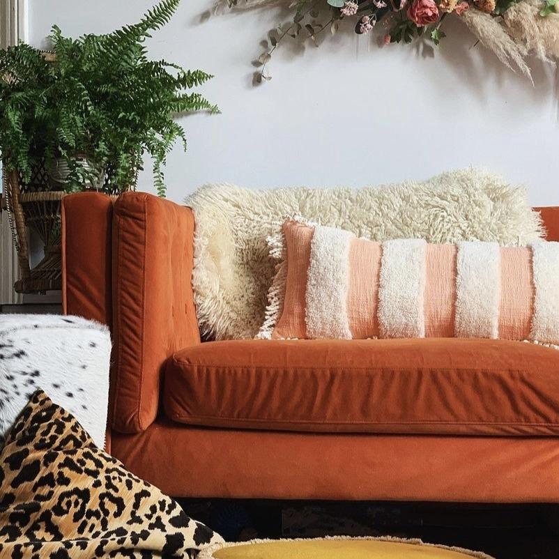 Long Beach Cushion - Peachy Parrot