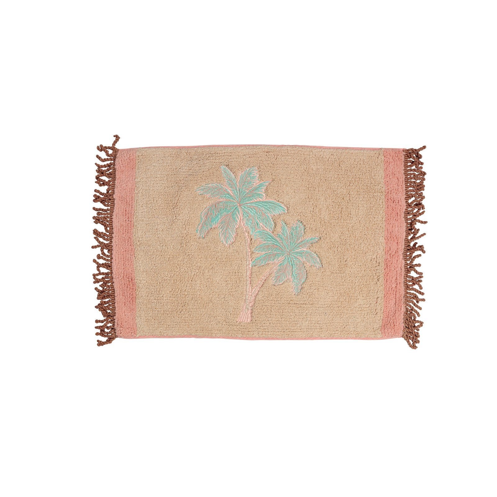 Mini Palm Beach Shower Mat - Peachy Parrot