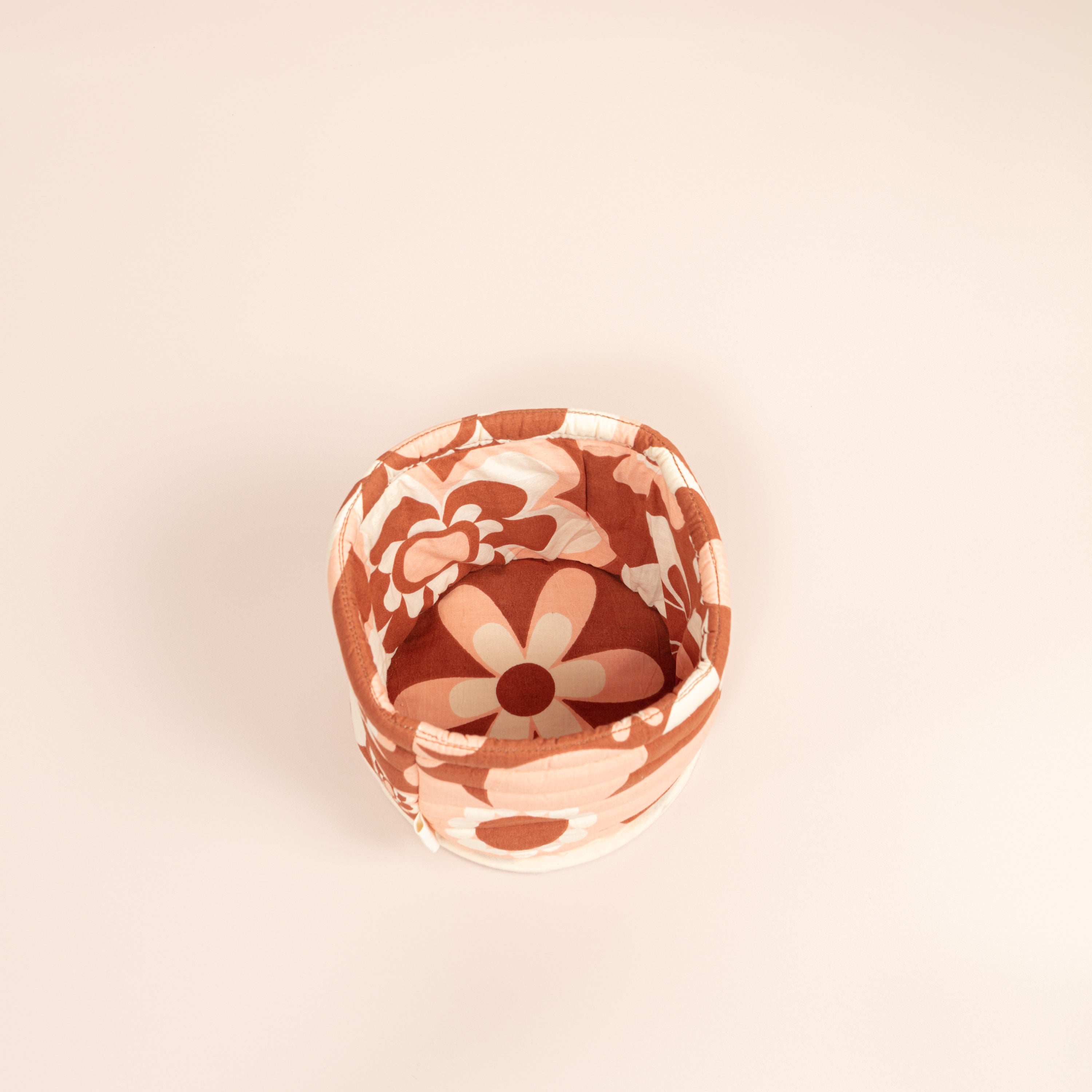 San Fran Quilted Basket - Combo - Peachy Parrot