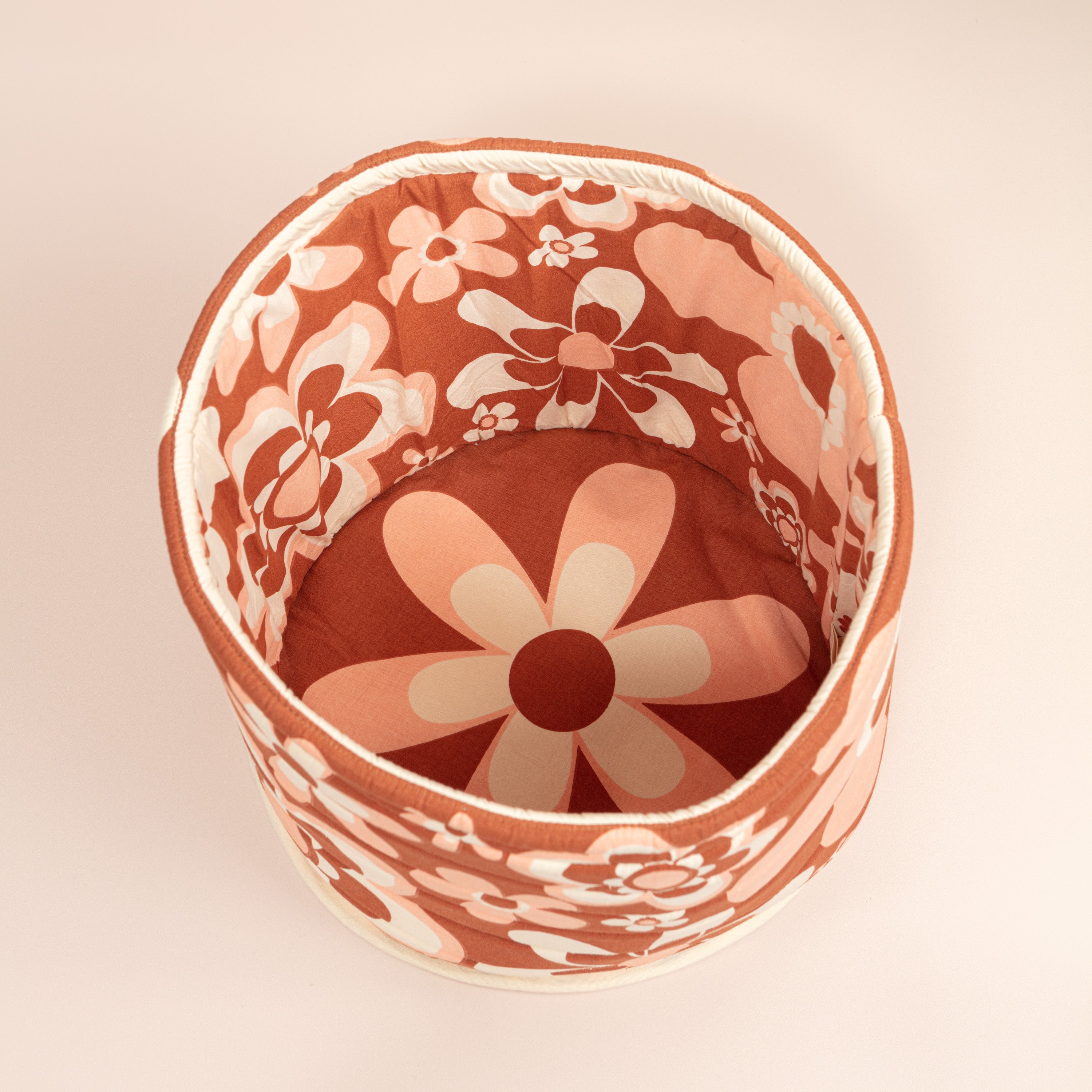 San Fran Quilted Basket - Combo - Peachy Parrot